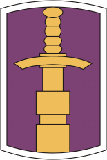 Армия США, нарукавный знак (нашивка) 321-й бригады по связи с гражданской администрацией и населением