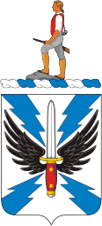 Векторный клипарт: Вооруженные силы США, герб 337-го батальона военной разведки