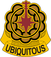 Вооруженные силы США, эмблема 38-го транспортного батальона - векторное изображение