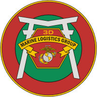 Vector clipart: U.S. 3rd Marine Logistics Group (3rd MLG), emblem