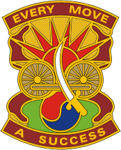 U.S. Army 3rd Transportation Command, distinctive unit insignia - vector image