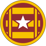 U.S. Army 3rd Transportation Command, shoulder sleeve insignia - vector image