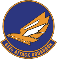 US-Luftstreitkräfte 432. Attack Squadron, Emblem