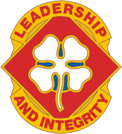 4th U.S. Army, distinctive unit insignia - vector image