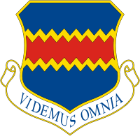 U.S. Air Force 55th Wing, emblem - vector image