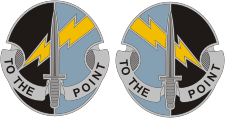 Вооруженные силы США, эмблема (опознавательный знак) 560-й бригады боевой разведки - векторное изображение