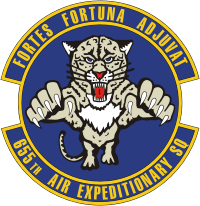 Vector clipart: U.S. Air Force 655th Air Expeditionary Squadron, emblem
