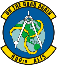 U.S. Air Force 690th Alteration and Installation Squadron, emblem - vector image