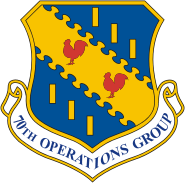 U.S. Air Force 70th Operations Group, emblem - vector image