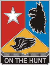 Векторный клипарт: Вооруженные силы США, эмблема 71-й бригады боевой разведки