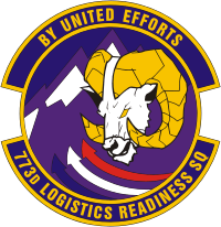 Vector clipart: U.S. Air Force 773rd Logistics Readiness Squadron, emblem