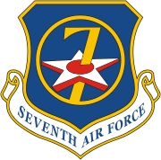 ВВС США, эмблема 7-й воздушной армии