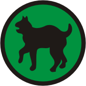 Векторный клипарт: Вооруженные силы США, нарукавный знак (нашивка) 81-го регионального командования сил поддержки