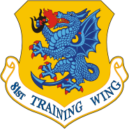 U.S. Air Force 81st Training Wing (81st TW), emblem - vector image