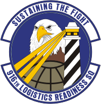 Vector clipart: U.S. Air Force 916th Logistics Readiness Squadron, emblem