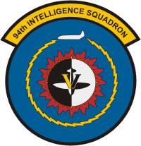 ВВС США, эмблема 94-го эскадрильи военной разведки