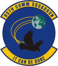 U.S. Air Force 95th Communications Squadron, emblem