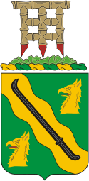 U.S. Army 95th Military Police Battalion, coat of arms - vector image