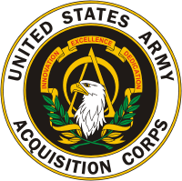 U.S. Army Acquisition Corps, emblem (seal) - vector image