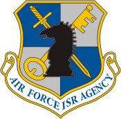 U.S. Air Force Intelligence, Surveillance and Reconnaissance (ISR) Agency, emblem - vector image