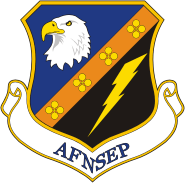 ВВС США, эмблема Национального управления безопасности по готовности к чрезвычайным ситуациям ВВС - векторное изображение