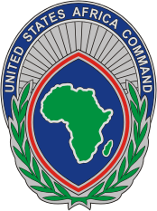 Vector clipart: U.S. Africa Command (AFRICOM), distinctive unit insignia