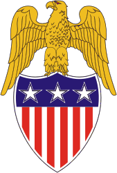 U.S. Armed Forces, insignia of Aide to Lietenant General - vector image