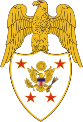 США, знак Aide to Under Secretary of the Army - векторное изображение