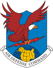 U.S. Air Defense Command, obsolete emblem - vector image