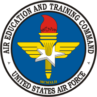 Vector clipart: U.S. Air Education and Training Command (AETC), seal