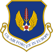 Векторный клипарт: ВВС США, эмблема командования ВВС США в Европе
