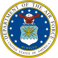 Векторный клипарт: Военно-Воздушные Силы США, печать Департамента ВВС