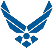 Военно-Воздушные Силы США, эмблема ВВС - векторное изображение
