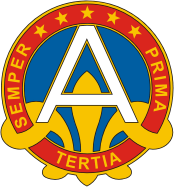 U.S. Army Central (3rd U.S. Army), distinctive unit insignia - vector image