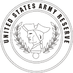 U.S. Army Reserve, seal (black/white)