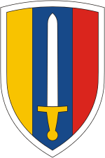 Vector clipart: U.S. Army Vietnam, former shoulder sleeve insignia