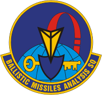 Vector clipart: U.S. Air Force Ballistic Missiles Analysis Squadron, emblem