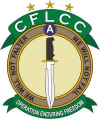 U.S. Coalition Forces Land Component Command (CFLCC), Operation Enduring Freedom (OEF) Emblem