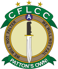 U.S. Coalition Forces Land Component Command (CFLCC), «Patton`s Own!» Emblem