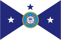 U.S. Coast Guard, Vice Commandant Flag - vector image
