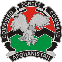 U.S. Combined Forces Command-Afghanistan, distinctive unit insignia - vector image