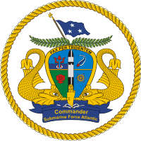 U.S. Navy Commander, Submarine Force Atlantic (COMSUBLANT), emblem