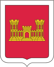 U.S. Army Corps of Engineers, regimental coat of arms - vector image