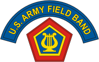U.S. Army Field Band, shoulder sleeve insignia - vector image