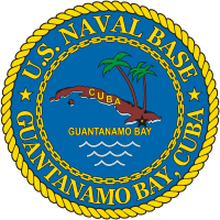 Vector clipart: U.S. Naval Base Guantanamo Bay,  emblem