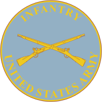 U.S. Army Infantry, branch plaque