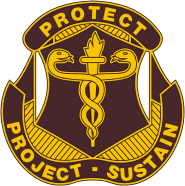 Vector clipart: U.S. Army Medical Research and Materiel Command (MRMC), distinctive unit insignia