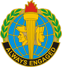 Вооруженные силы США, эмблема командования военной разведки подразделений постоянной боевой готовности