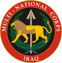 Vector clipart: Multi-National Corps-Iraq (MNC-I), emblem