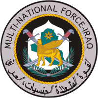 Международные коалиционные силы в Ираке, эмблема командования - векторное изображение
